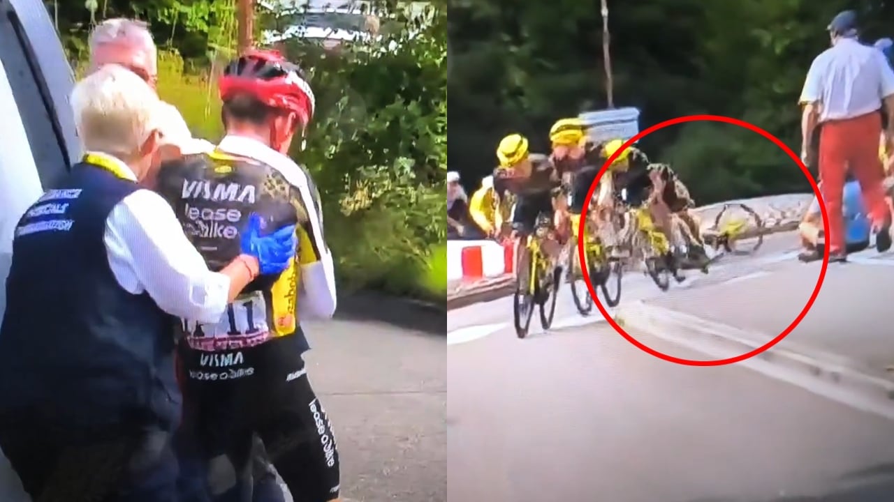 Jonas Vingegaard en el Tour de Francia.