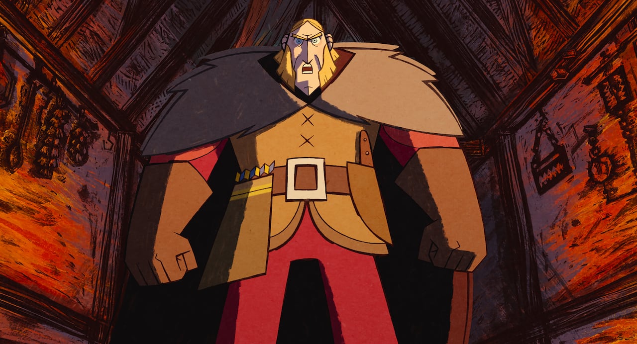 Bill Goodfellowe (voz de Sean Bean) en “Wolfwalkers: espíritu de lobo”