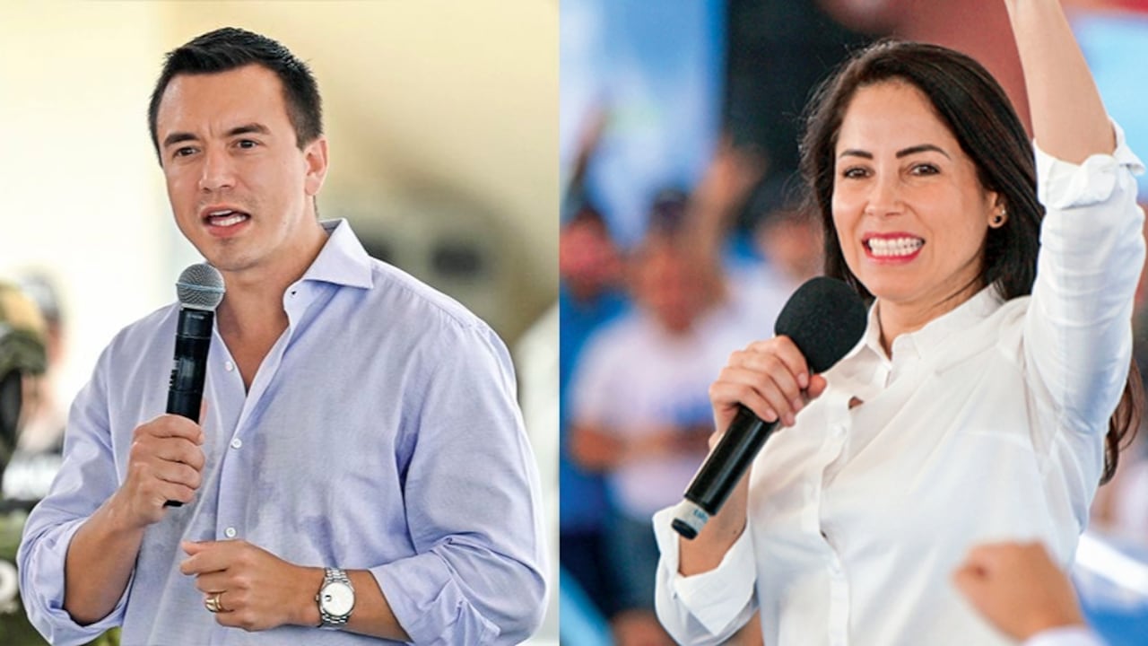 Daniel Noboa y Luisa González