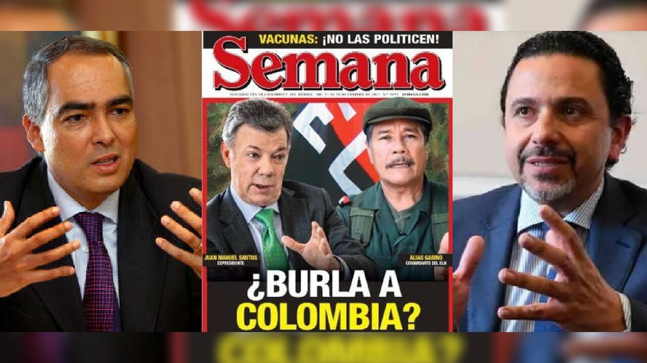 Excomisionado Rodrigo Rivera y comisionado Miguel Ceballos