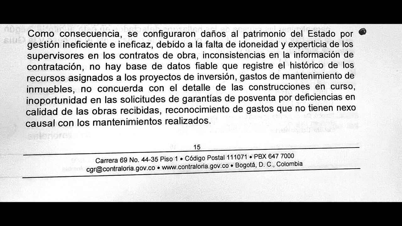 La Contraloría habría encontrado un patrón de ineficiencia e ineficacia en el Comando de Ingenieros del Ejército, que maneja presupuestos millonarios. 