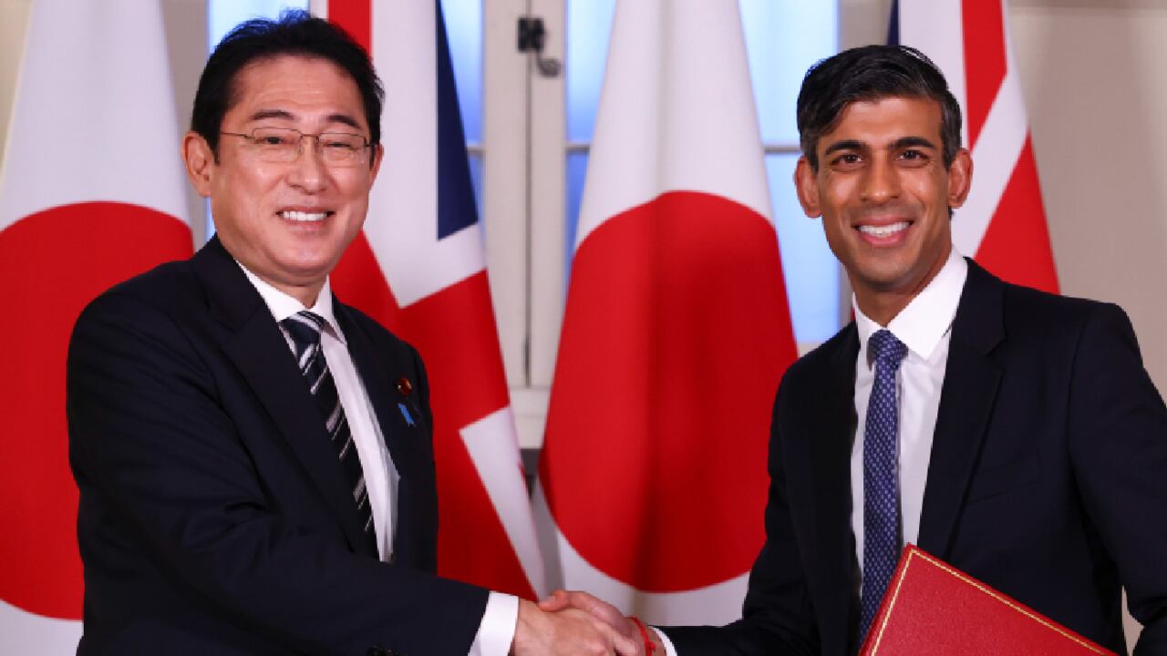 El acuerdo tiene como signatarios a Kishida y Sunak.