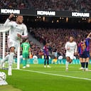 Kylian Mbappé marcó doblete en el clásico de LaLiga vs. Barcelona