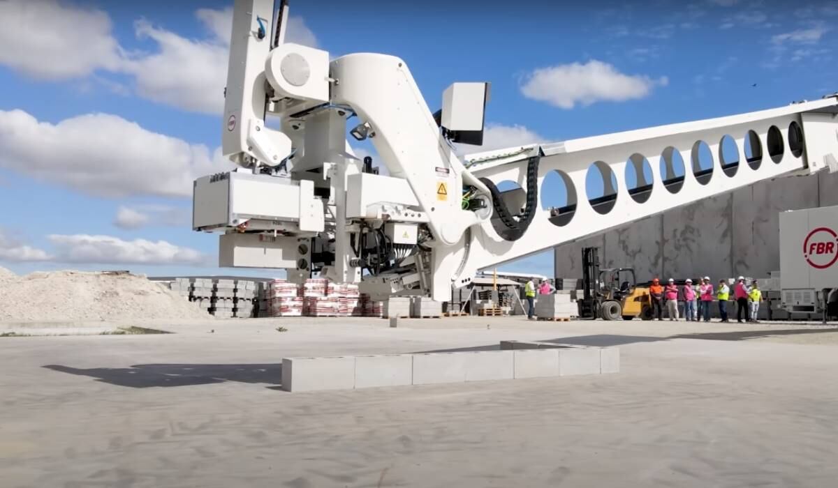 Nuevo robot constructor revolucionaría la construcción de casas