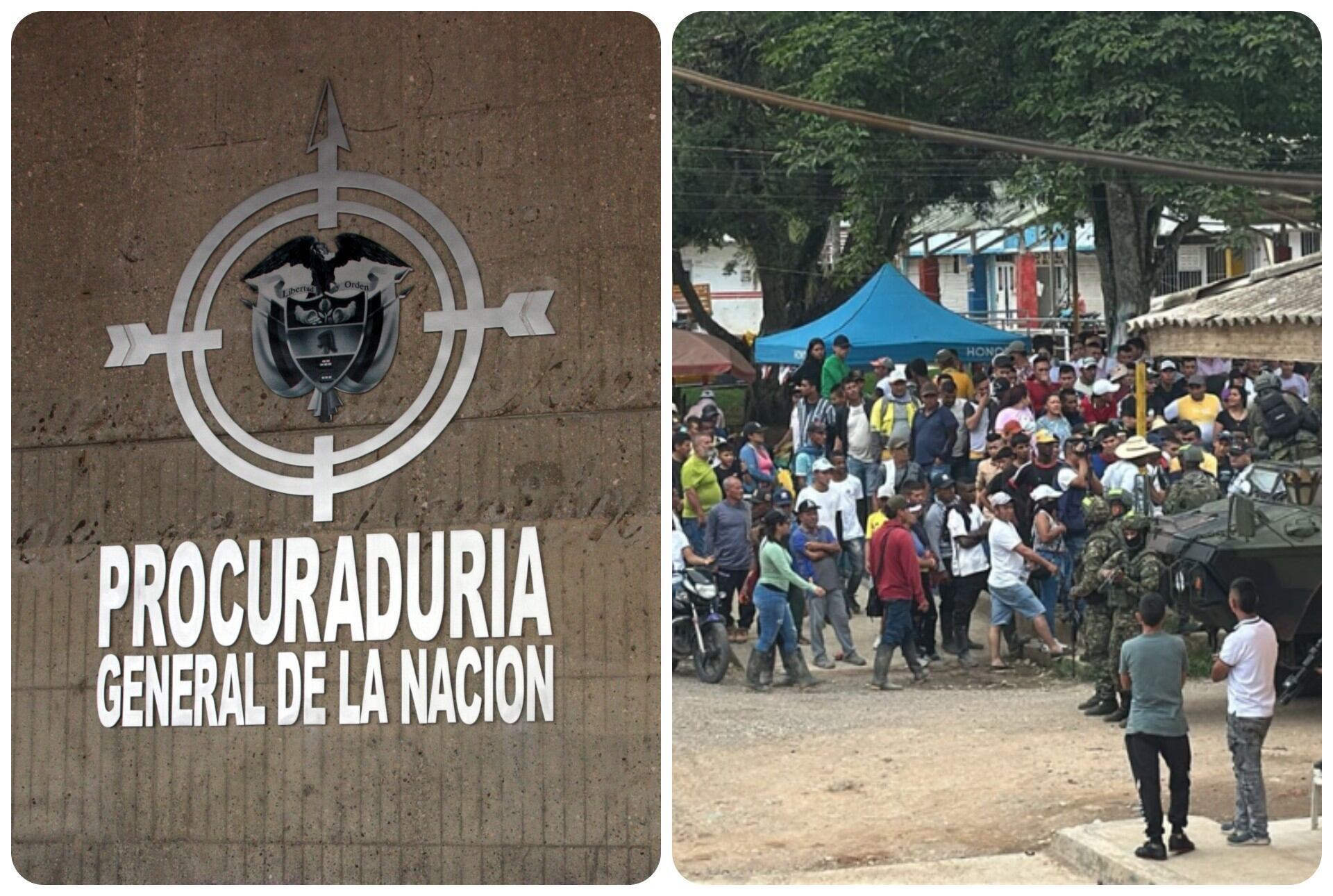 La Procuraduría se pronunció sobre los hechos en El corregimiento de El Plateado, en el departamento del Cauca.