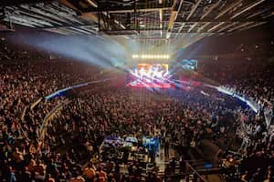 La banda argentina Los Fabulosos Cadillacs presentó en Bogotá ‘El León del Ritmo Tour’, en el Movistar Arena, el 5 y 6 de diciembre de 2023. En ambas fechas asistieron más de 30 mil personas.