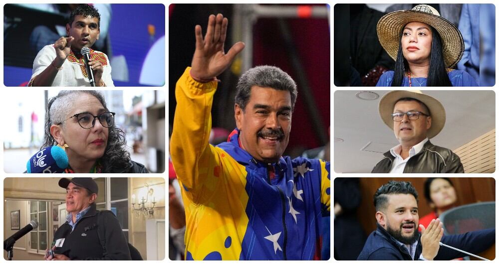 En el petrismo congresistas felicitan a Nicolás Maduro por su “victoria electoral”, otros guardan silencio y unos más piden reconteo de votos