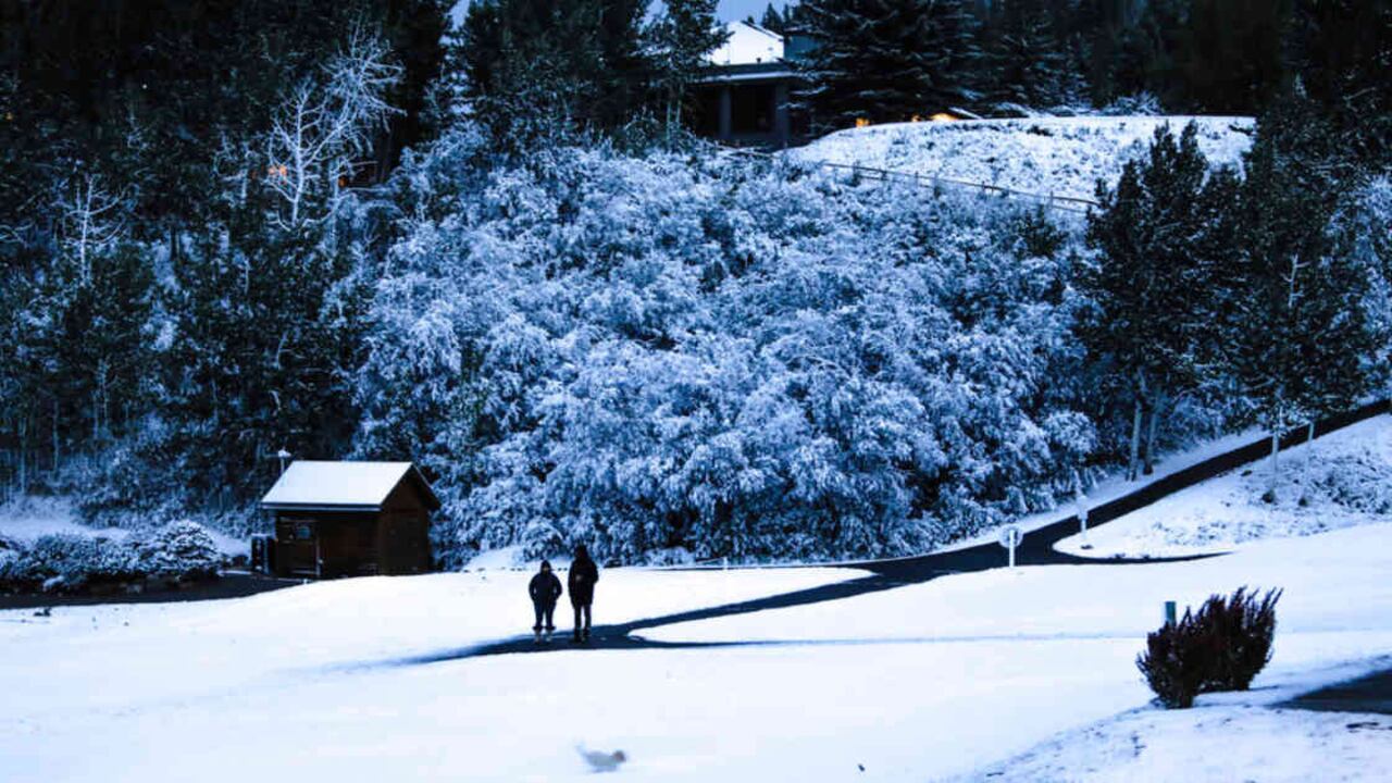 Alamosa, en Colorado, cayeron 35 centímetros de nieve. Foto: AP
