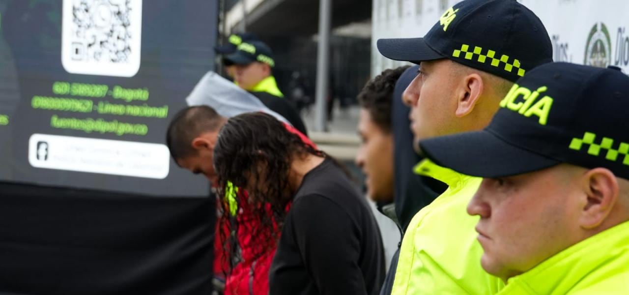 Capturan a varios de los delincuentes más buscados en Bogotá