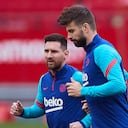 En la prensa catalana aseguran que la relación entre Messi y Piqué no terminó de la mejor manera