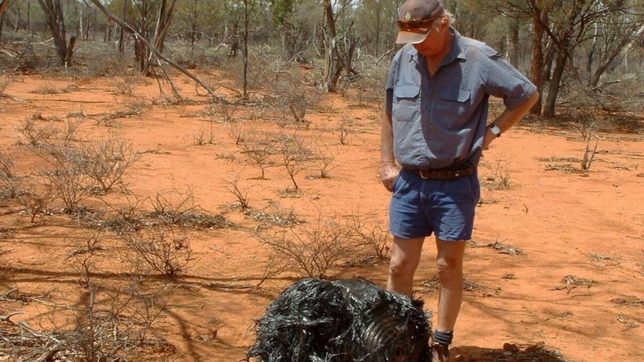 Un granjero australiano descubrió en su propiedad restos metálicos de basura espacial procedente posiblemente de un cohete.