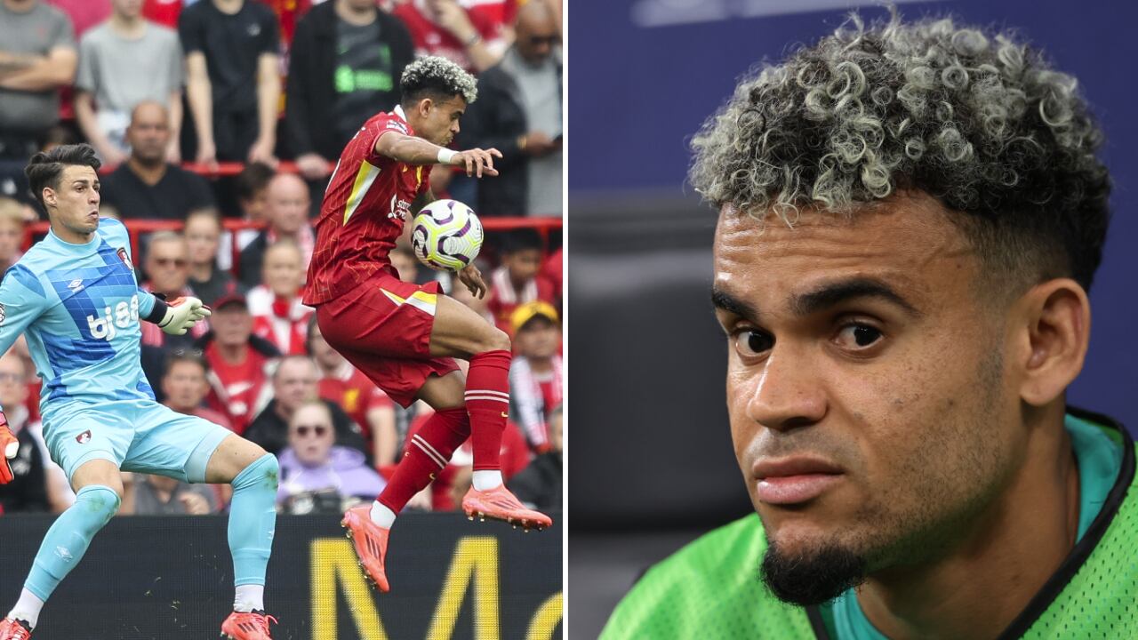 Luis Díaz salió como figura del partido del pasado sábado ante Bournemouth