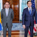 José Manuel Restrepo y Marco Rubio.