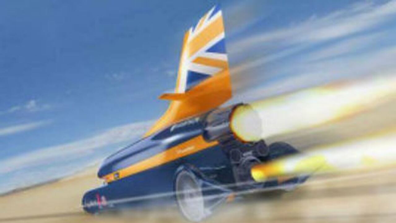 El Bloodhound SCC superará ampliamente la marca actual de velocidad terrestre.