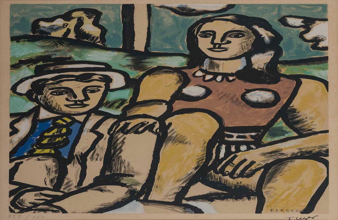 Fernand Léger. Litografía sobre papel. Sin fecha.