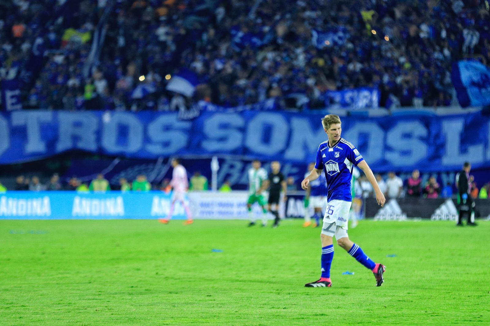 Final del fútbol colombiano entre Millonarios y Nacional
