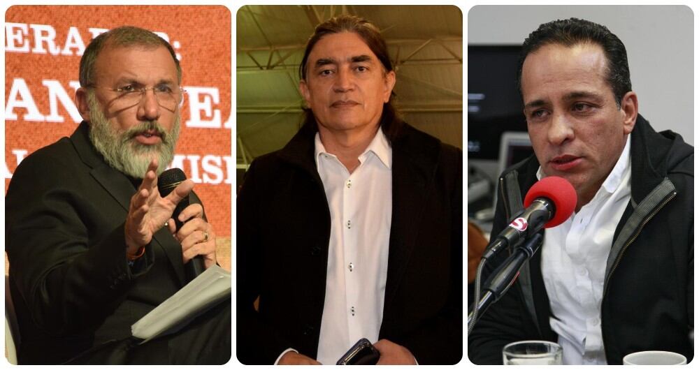 Roy Barreras, Gustavo Bolívar y Alexander López