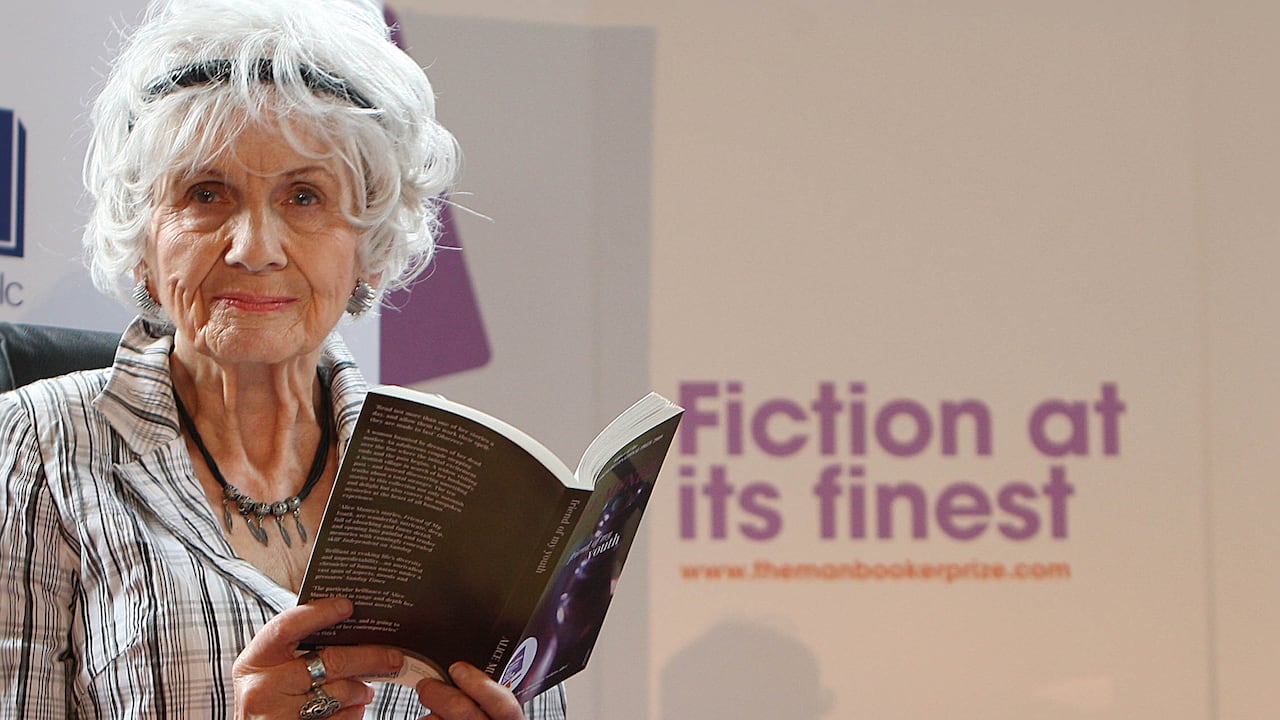Alice Munro, ganadora del Booker International Prize de 2009 y del Nóbl de Literatura en 2013, en Dublín.Images