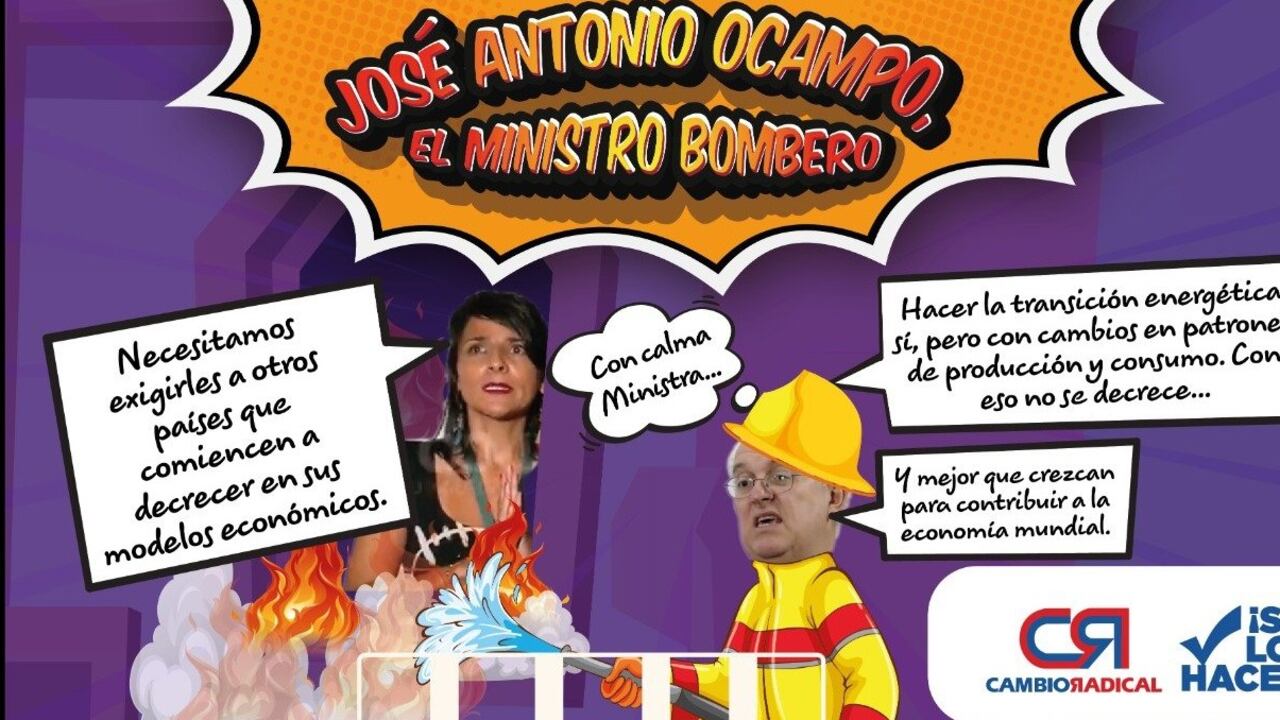 Cambio Radical vuelve a cuestionar las afirmaciones de la ministra Irene Vélez.
