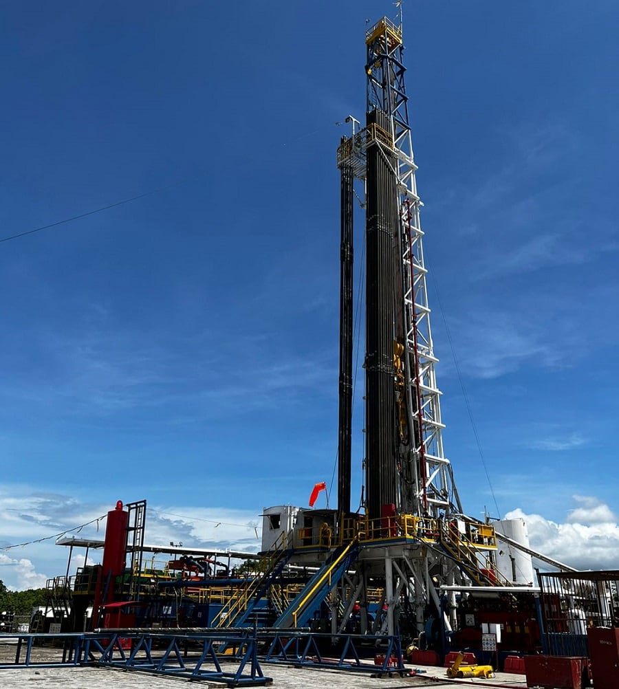 Pozo Ibamaca-1, ubicado a 13 kilómetros al este del municipio de Chaparral, en el departamento del Tolima.