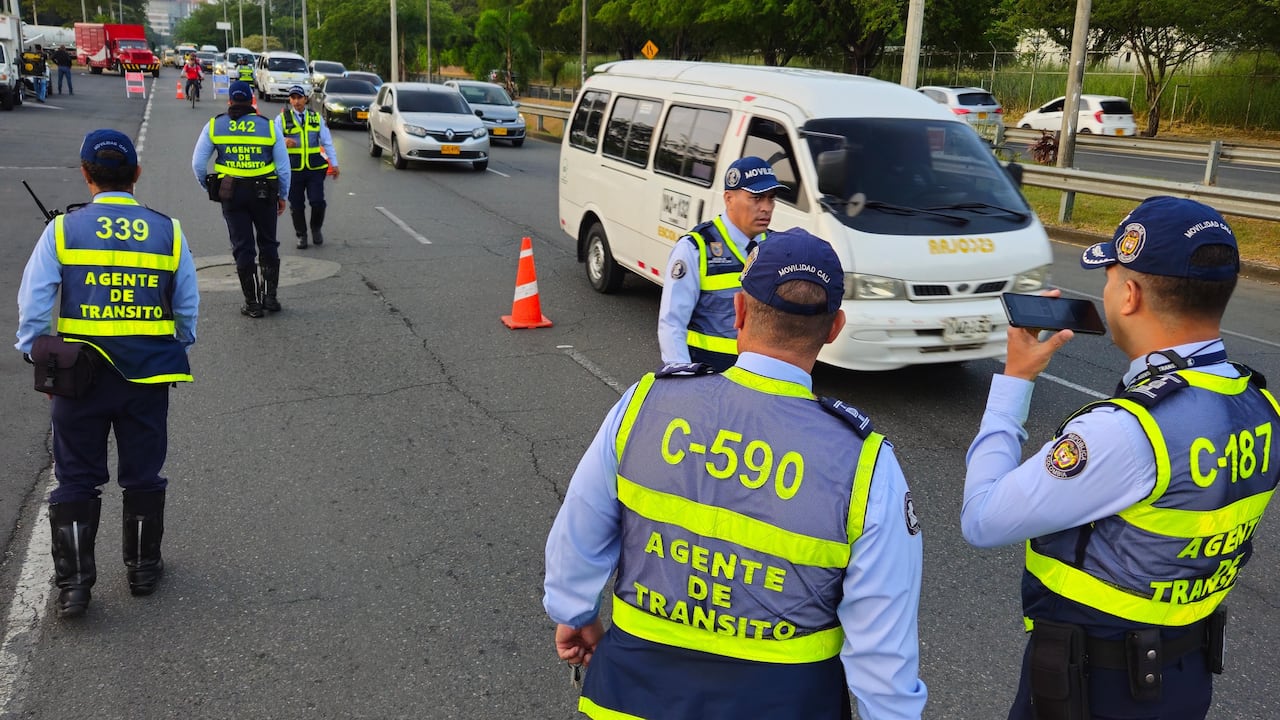 Operativos de control para el pico y placa en Cali