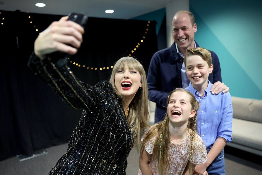 Imagen durante el concierto de Taylor Swift en Londres.