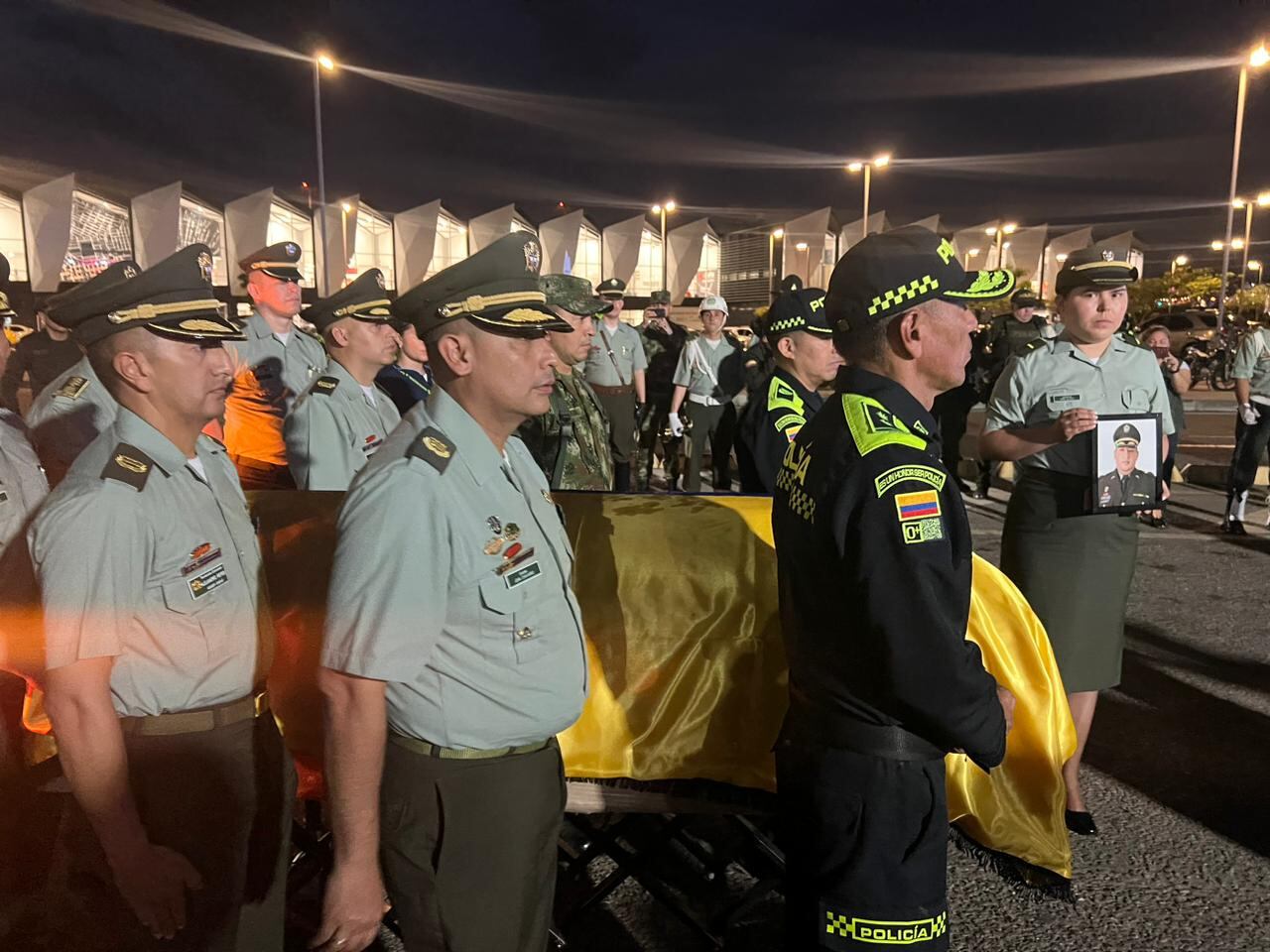 El acto de conmemoración se llevó a cabo en el aeropuerto de Cúcuta.