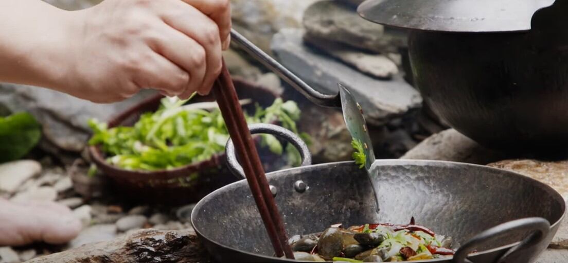 Plato callejero viral.