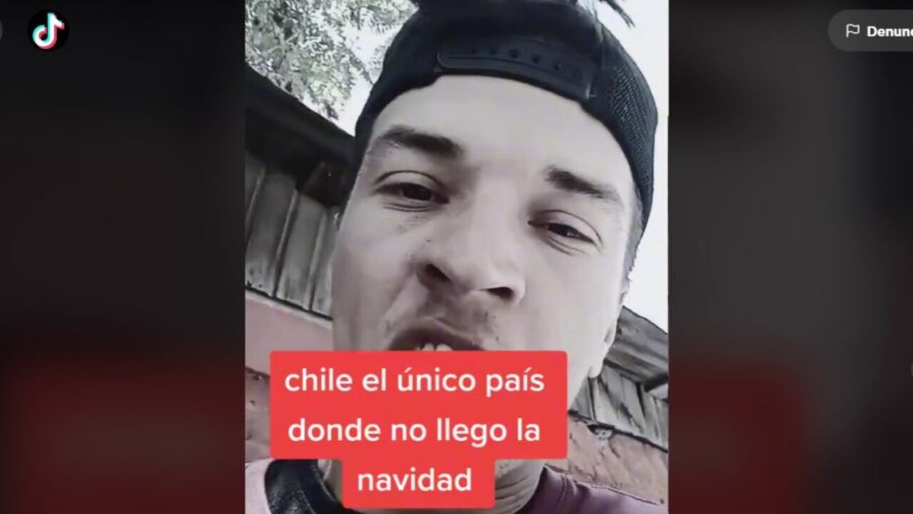 Video de venezolano causó controversia por criticar la falta de espíritu navideño en Chile.