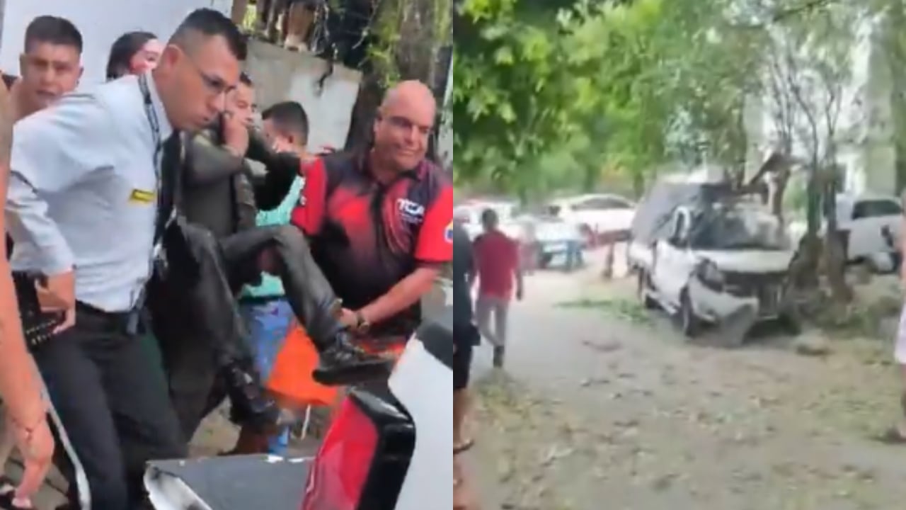 Imágenes que dejó la explosión en Cúcuta este martes 27 de octubre.