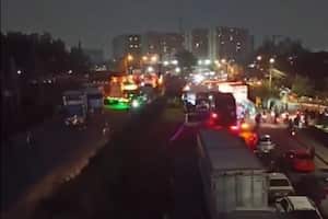 Caos en la movilidad en la Calle 80