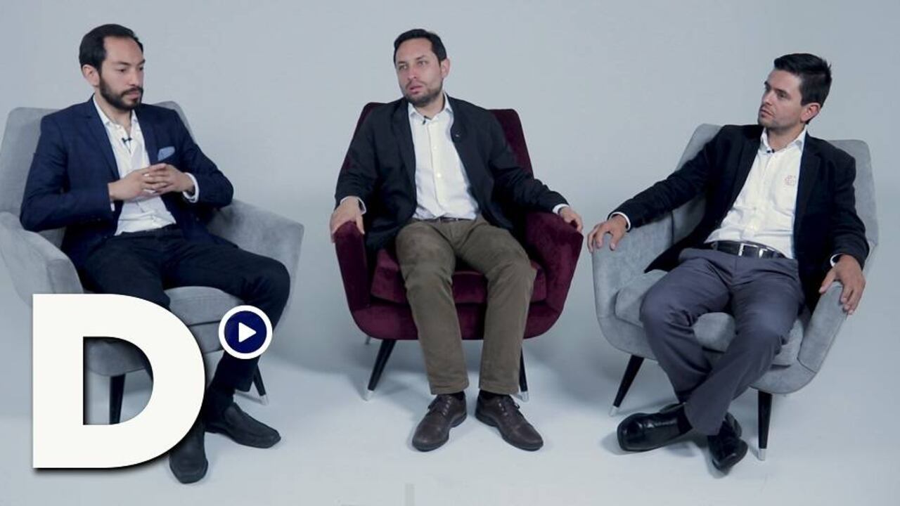 Felipe Rueda, Guillermo Hernández y Nicolás Monroy, emprendedores de Espacios Digitales.