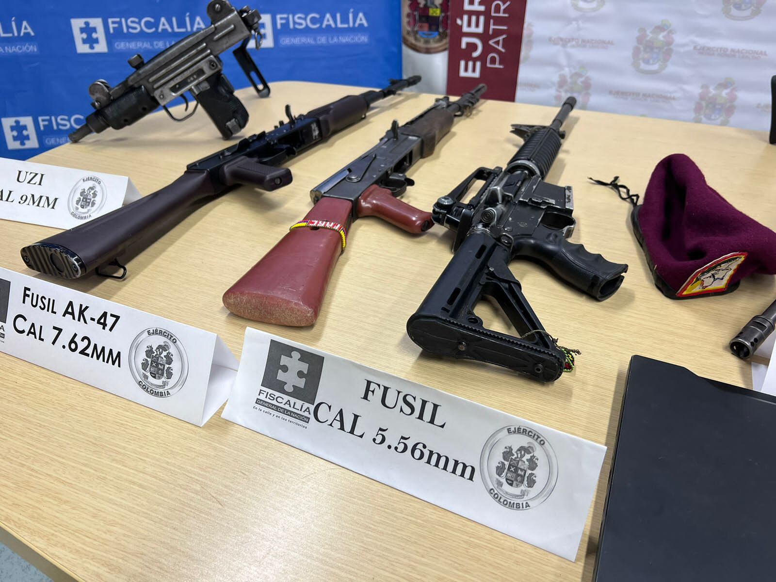 Autoridades incautaron material de guerra que iba a ser utilizado para amedrentar a la población de la región.