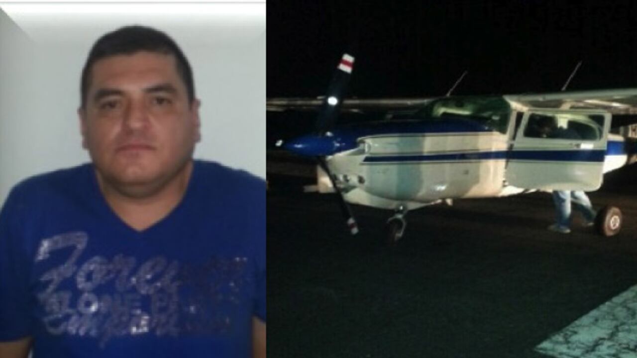 Para las autoridades Héctor Coronel era el enviado del cartel de Sinaloa a Colombia. En varias operaciones en su contra le decomisaron esta avioneta con 500 kilos de drogas y armas que iban rumbo a México.