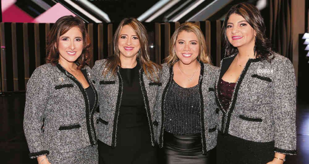 Las 4 directoras nacionales de Mary Kay Colombia: Famary Restrepo, Martha Tobón, Gelixa Jácome y Paula Rentería. 