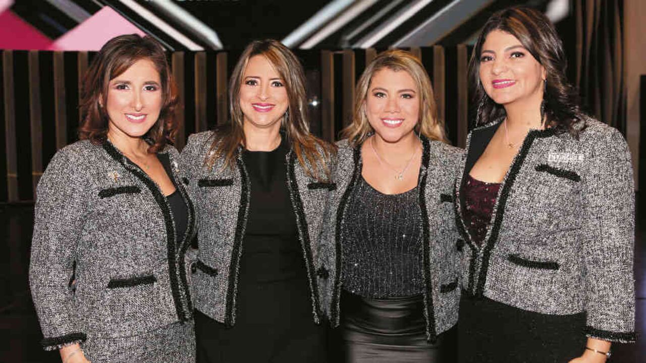 Las 4 directoras nacionales de Mary Kay Colombia: Famary Restrepo, Martha Tobón, Gelixa Jácome y Paula Rentería.