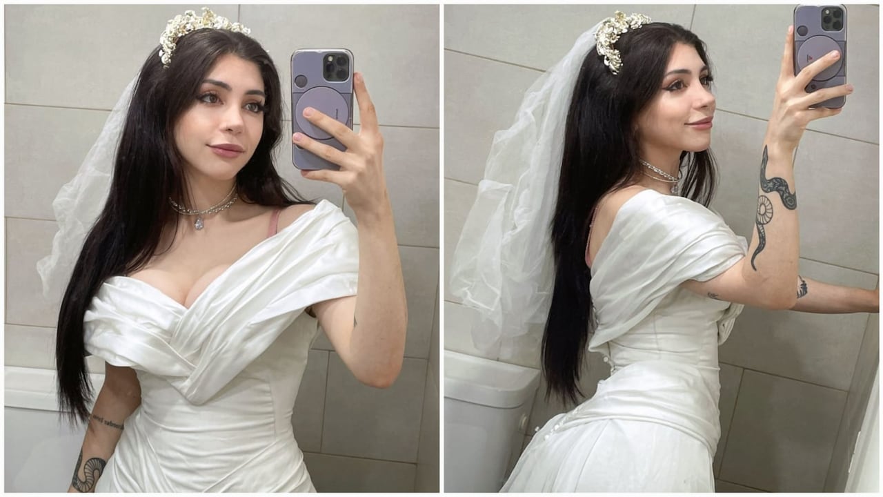 Insólito: Mujer compró vestido de novia y se casó con ella misma; ahora no descarta un ‘divorcio’