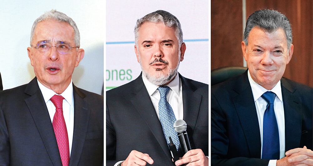    Si esa reforma se aprobara, los expresidentes Álvaro Uribe, Iván Duque y Juan Manuel Santos podrían ser candidatos si así lo decidieran. 