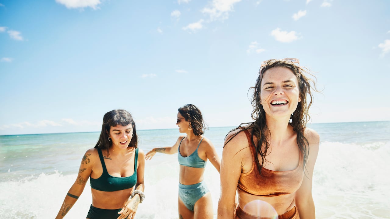 Los trajes de baño no se deben lavar en lavadora.
