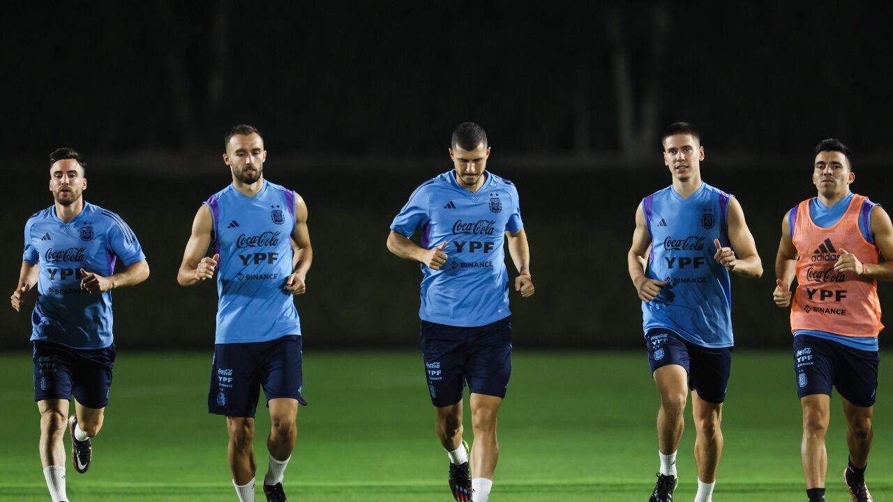 Entrenamiento selección Argentina.
