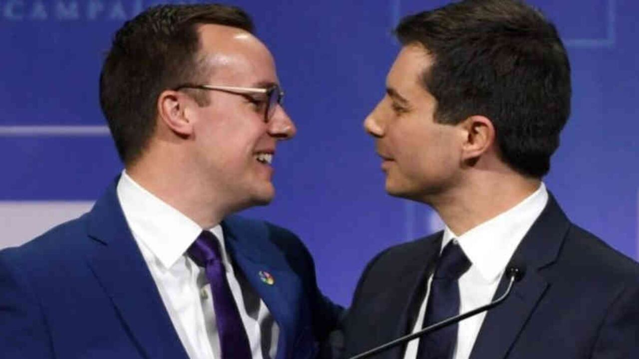 Pete Buttigieg ha aparecido en numerosos actos de campaña con su esposo.