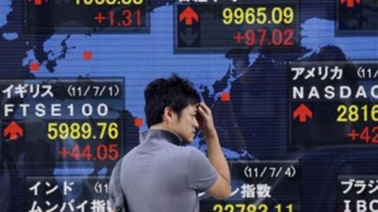 Martes negro para las bolsas en Europa y Asia. EFE.