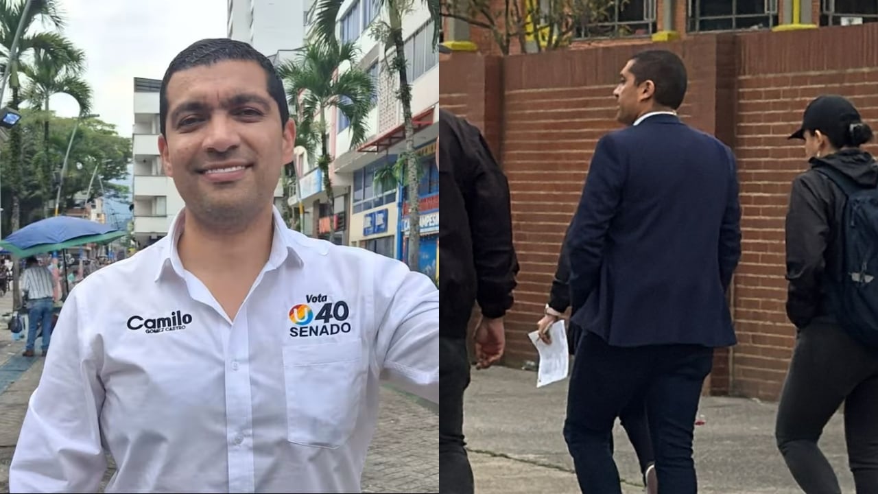 Freddy Camilo Gómez Castro, candidato al Senado capturado.