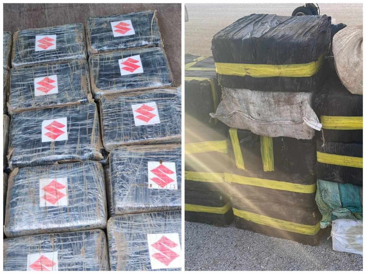 Estos fueron los cargamentos incautados.