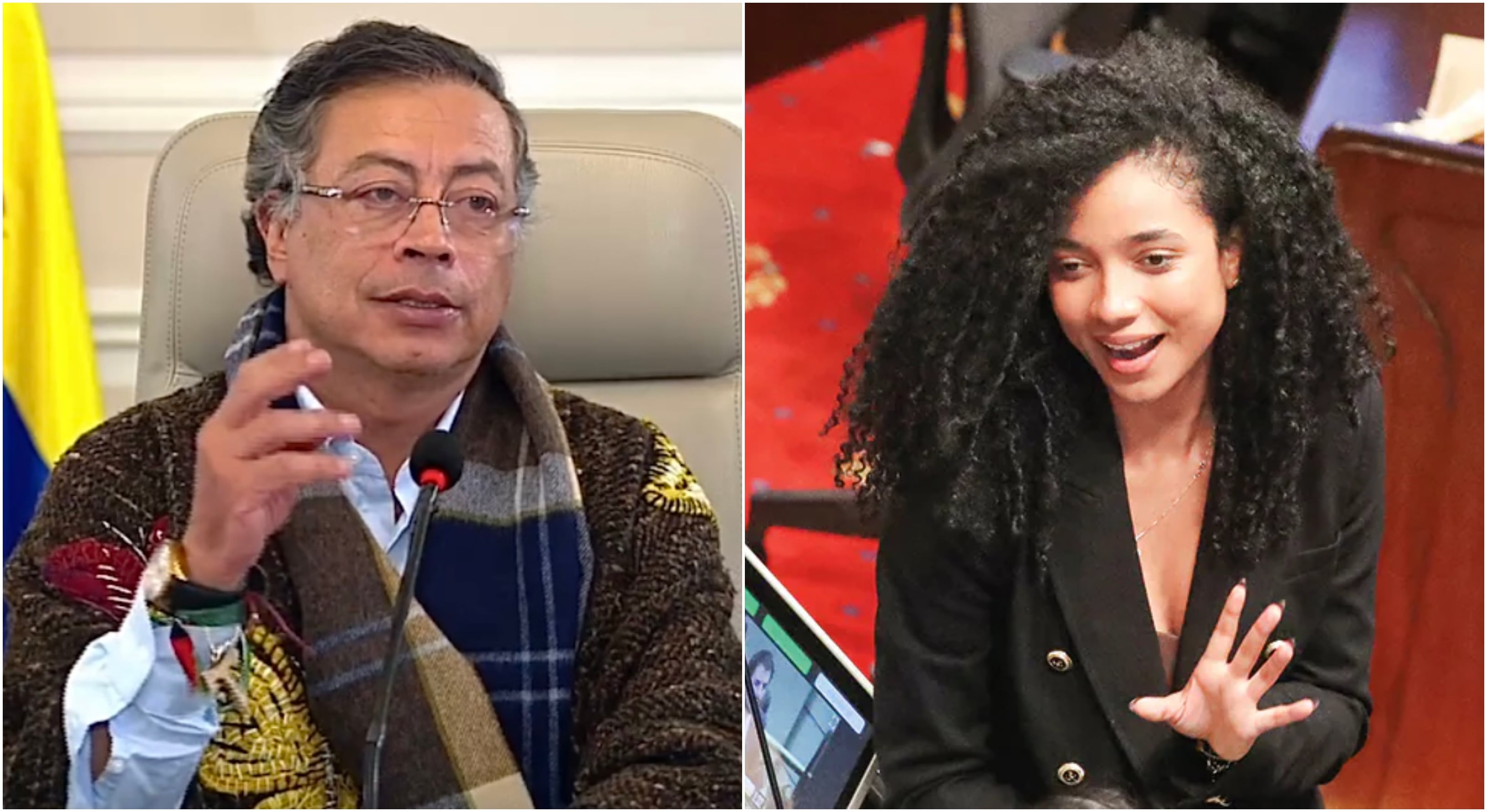 Gustavo Petro y Juliana Guerrero