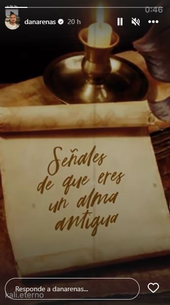 El presentador compartió un video en su cuenta de Instagram.