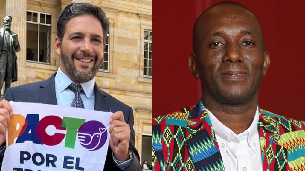 Agmeth Escaf y Paulino Riascos, ambos acusados de ser los nuevos 'Manguito'.