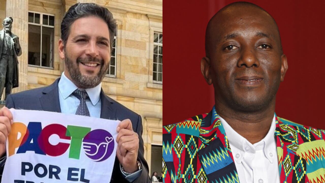 Agmeth Escaf y Paulino Riascos, ambos acusados de ser los nuevos 'Manguito'.