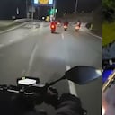 Todo quedó grabado por una transmisión en vivo que estaba haciendo el influencer.