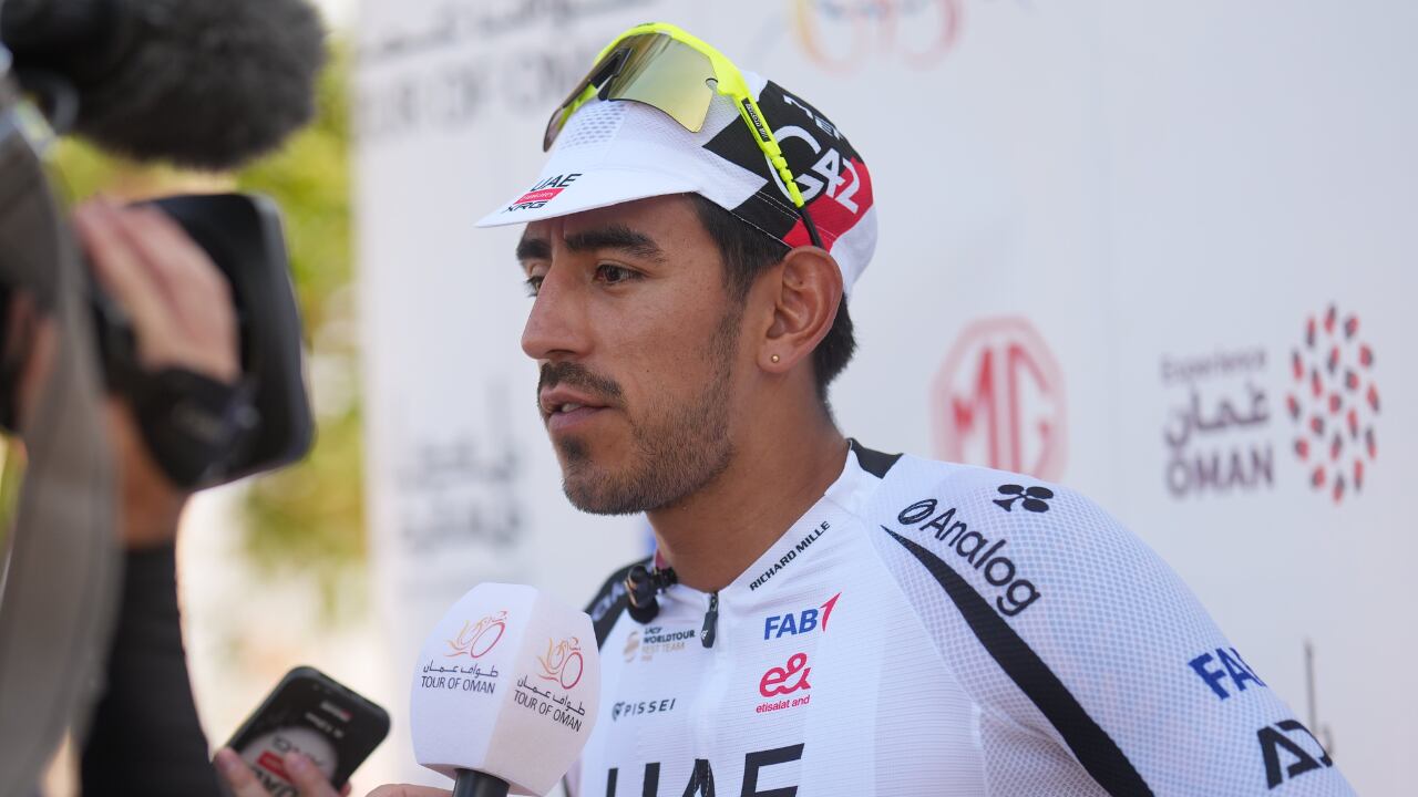Juan Sebastián Molano, ganador de la primera etapa en el Tour de Omán 2026.